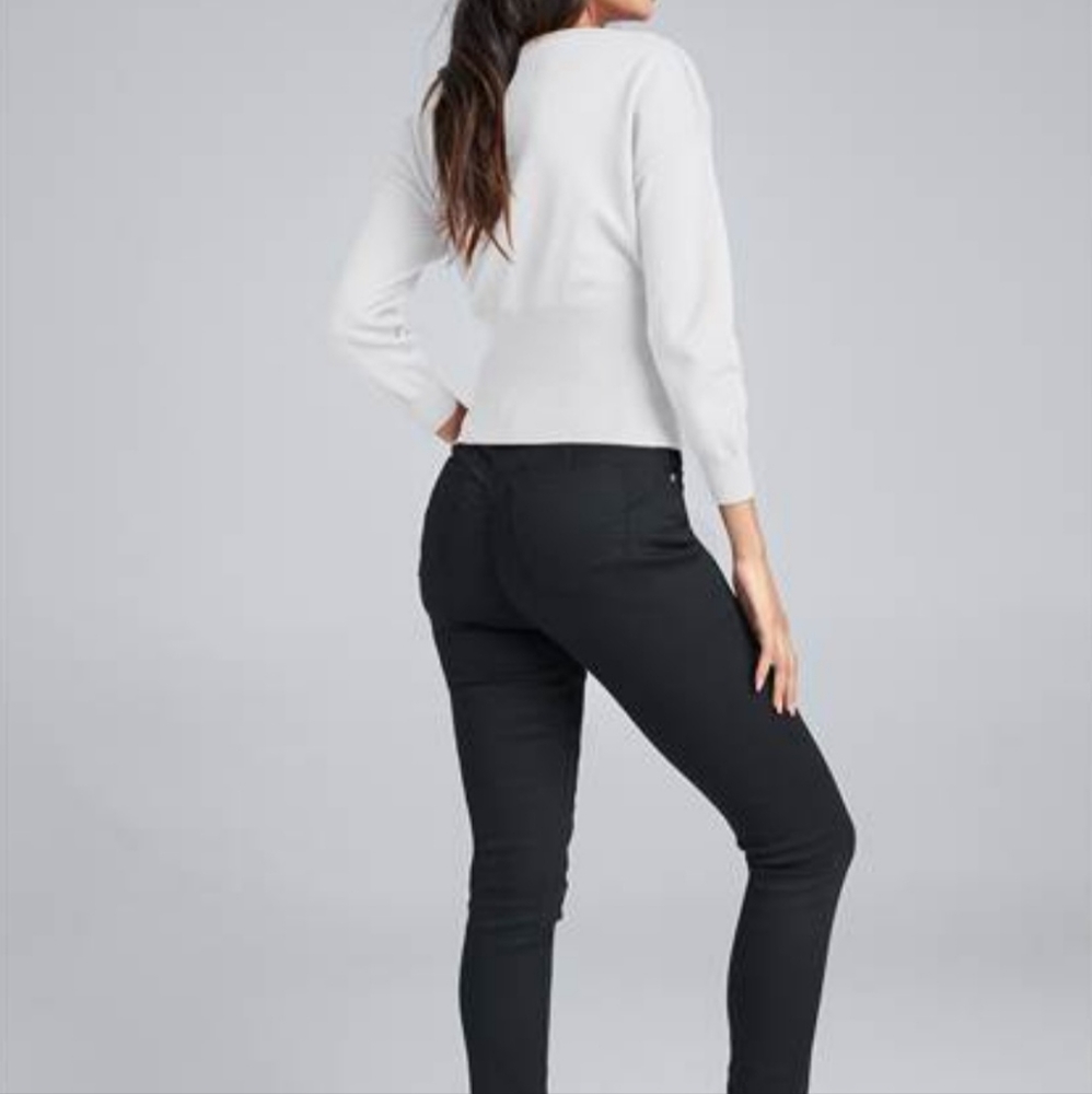 Lace Inset Sweater - Picture 3 of 6